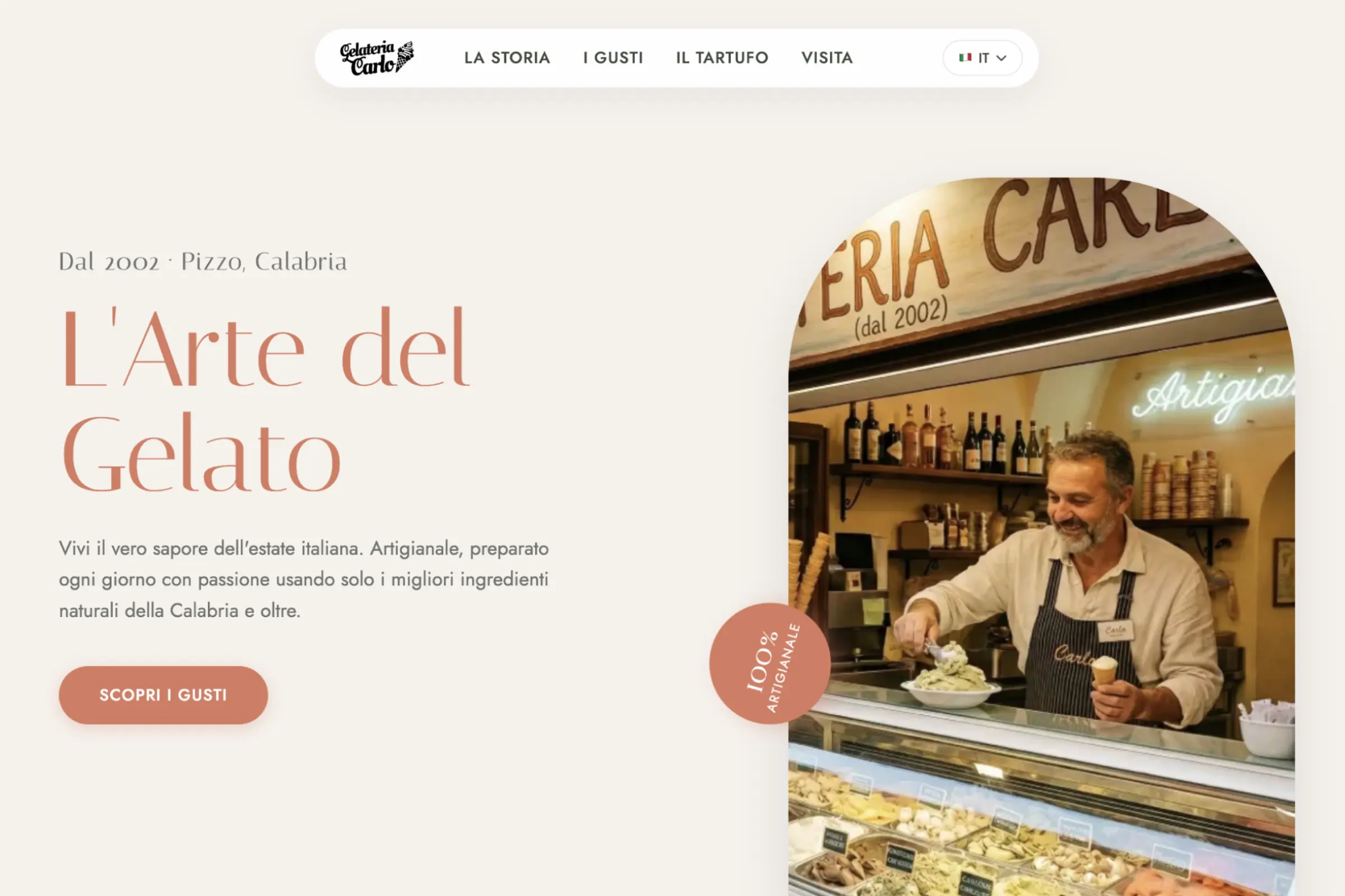 Gelateria Carlo screenshot